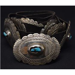 NAVAJO INDIAN CONCHO BELT