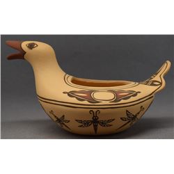 ZUNI INDIAN POTTERY DUCK (TARA EDAAKIE)