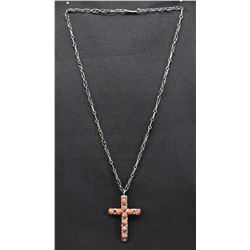 NAVAJO INDIAN CROSS NECKLACE