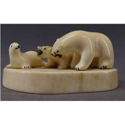 ESKIMO INDIAN IVORY CARVING