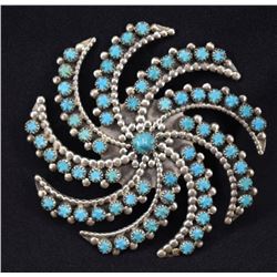ZUNI INDIAN PIN PENDANT