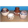 Image 1 : 4 asst. Mexican clay pots #1288909