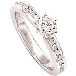 1.82 carat diamond solitaire ring white gold #1289056