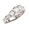 Image 1 : 4.5 carat G VS1 diamonds ring white-gold #1289085