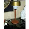 Image 1 :  Midcentury Modern Desk Lamp Fiberglass Shade #1289124