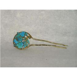 Chinese Floral Feather Hairpin  #1289174