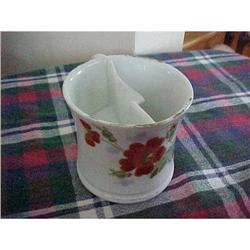 Shaving Mug,floral design,signed on bottom #1289205