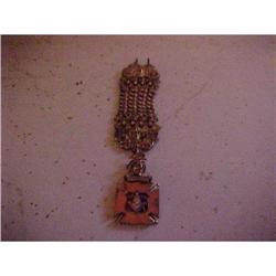 Masonic vest embllem, brass hanging 4.5" #1289280