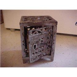 Bank, Iron Safe embossed on bottom;Pat. #1289282