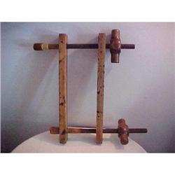 Tool , Wooden Carpenter's Clamp;19X20.5 #1289366