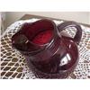 Image 1 : Ruby Color Pitcher, Tilted #1289367