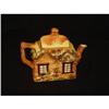 Image 1 : Antique Staffordshire Cottage Tea Pot #1289447