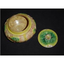 American Majolica Covered Jar #1289593