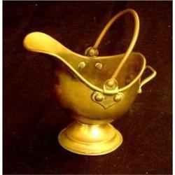 Antique English Salesman's Sample/Coal Scuttle #1289597