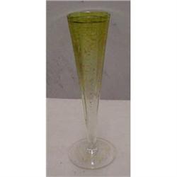 Art Nouveau style Gold Trimmed Glass Vase #1289618