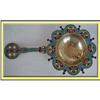 Image 1 : RUSSIAN ENAMEL TEA STRAINER SILVER GILT 19C #1289645