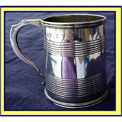 EMES & BARNARD ST SILVER MINI MUG LONDON 1824 #1289673