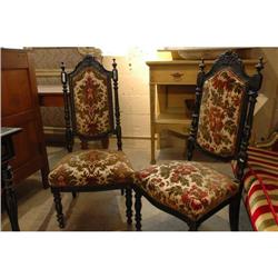 Pair of French Gothic chairs c.1890 #1289675