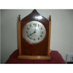 VINTAGE MAHOGANY MANTEL CLOCK #1289695