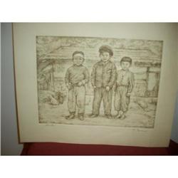 WILLY SEILLER  ETCHINGS plate #62 limited #1289703