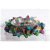 Image 1 : Multigemstone Beaded Silver Designer Bracelet #1308631