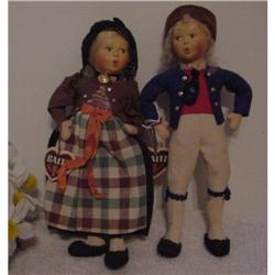 Doll Austria BAITZ regional costume Couple #1308781