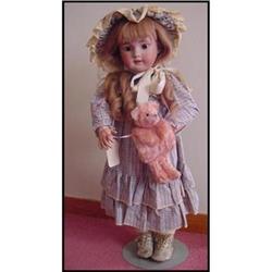 Doll Bisque German French Market  DEP 27"  #1308790