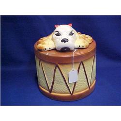 Puppy  on  Drum  Cookie Jar #1308970