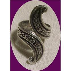 Sterling Silver Old Taxco Ring with Eagle Mark #1308994