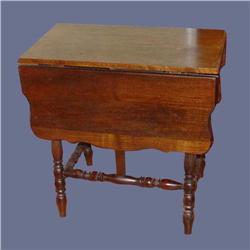 19c Mahogany Child's Gate Leg Table Antique #1309193