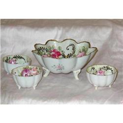 Exquisite Nippon Nut Bowl Set #1309251