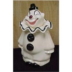 Art Deco Metlox Clown Cookie Jar #1309266