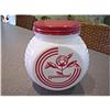 Image 1 : Red Circle Grease Jar #1309364