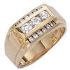 Image 1 : Diamonds 1 carat G VS1 YELLOW GOLD diamond ring#1314300