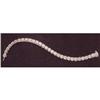 Image 1 : 8.57 carats DIAMOND TENNIS BRACELET sparkling #1314398