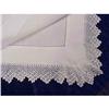 Image 1 : Exquisite Snowy White Victorian Tablecloth Wide#1314936