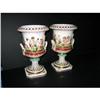 Image 1 : Pair of Capo Di Monte Vase w/Cupids #1314945