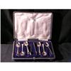 Image 1 : English Boxed teaspoons and sugar tongs. #1315108