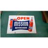 Image 1 : Mission Orange Drink Sign 14 x 10"