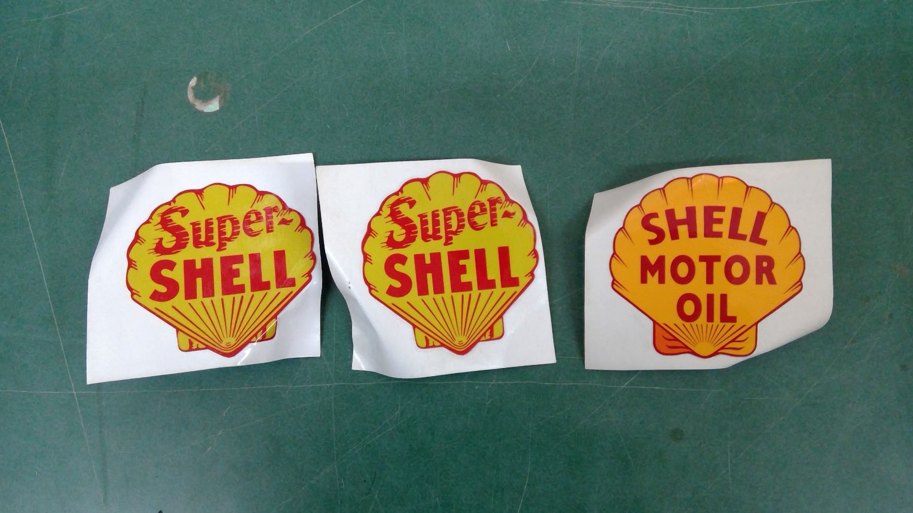 Shell Toy Truck Labels