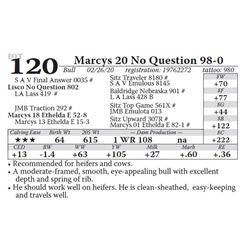 Marcys 20 No Question 98-0