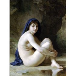 William Bouguereau - Seated Nude