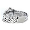 Image 6 : Rolex Mens Stainless Steel MOP Diamond Lugs & Sapphire String Datejust Wristwatc