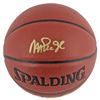 Image 1 : LOS ANGELES LAKERS MAGIC JOHNSON AUTHENTIC SIGNED SPALDING BASKETBALL (BAS)