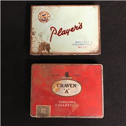 VINTAGE CIGARETTE TINS