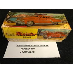 MINISTER DELUX TIN CAR (CAR EX-NM/ BOX VG-EX)