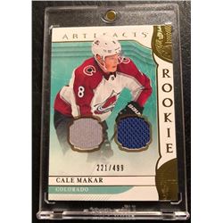 2019-20 UD Artifacts Rookie Dual Jersey 221/499 Cale Makar