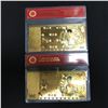 Image 1 : BRUCE LEE GOLD FOILED BANK NOTES LOT