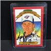 Image 1 : KELLY GRUBER SIGNED DONRUSS DIAMOND KINGS BASEBALL CARD