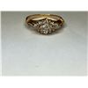 Image 1 : 10K Yellow Gold Cubic Zirconia Ring